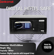 BANKOMAT Digital Safe With Electronic Keypad Lock System For Home, Office & Hotel (BMT-195TB)