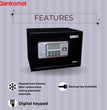 BANKOMAT Digital Safe With Electronic Keypad Lock System For Home, Office & Hotel (BMT-25FB)