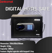 BANKOMAT Digital Safe With Electronic Keypad Lock System For Home, Office & Hotel (BMT-25TB)