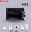 BANKOMAT Digital Safe With Electronic Keypad Lock System For Home, Office & Hotel (BMT-25TB)