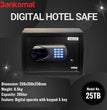 BANKOMAT Digital Safe With Electronic Keypad Lock System For Home, Office & Hotel (BMT-25TB)