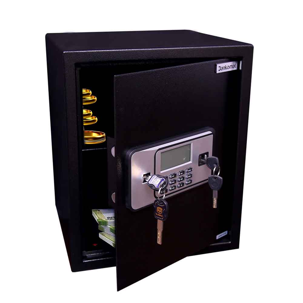 BANKOMAT Digital Safe With Electronic Keypad Lock System For Home, Office & Hotel (BMT-42FB)