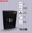 Bankomat Digital Safe With Electronic Keypad Lock System & Safety for Jewellery, Money & Other Valuable Things (BMT-50DN)