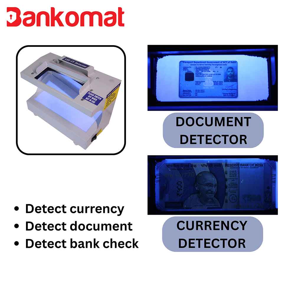 BANKOMAT LED Fake Cash Detector Machine BMT-FNDMINILED