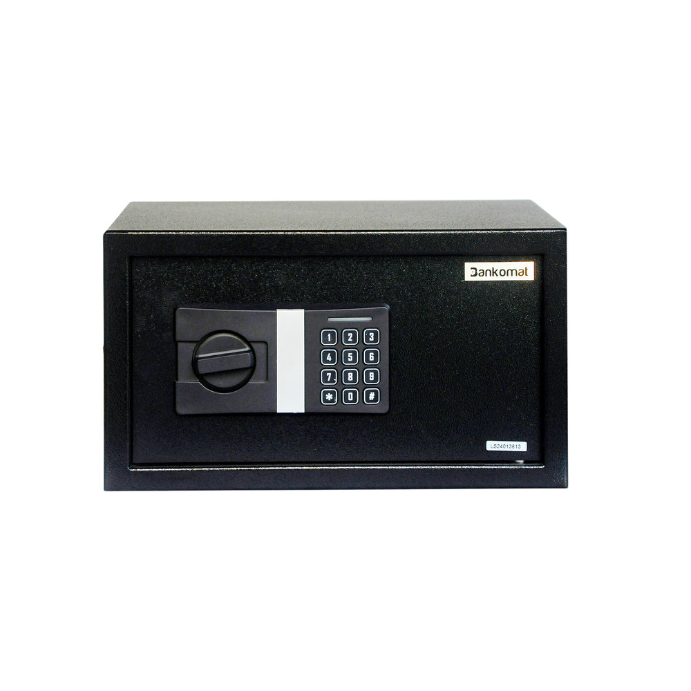 Bankomat Digital Safe With Electronic Keypad Lock System For Home, Office & Hotel Black Safe Locker (BMT23DN)