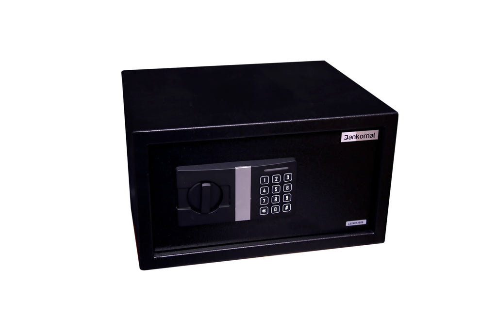 Bankomat Digital Safe With Electronic Keypad Lock System For Home, Office & Hotel Black Safe Locker (BMT23DN)
