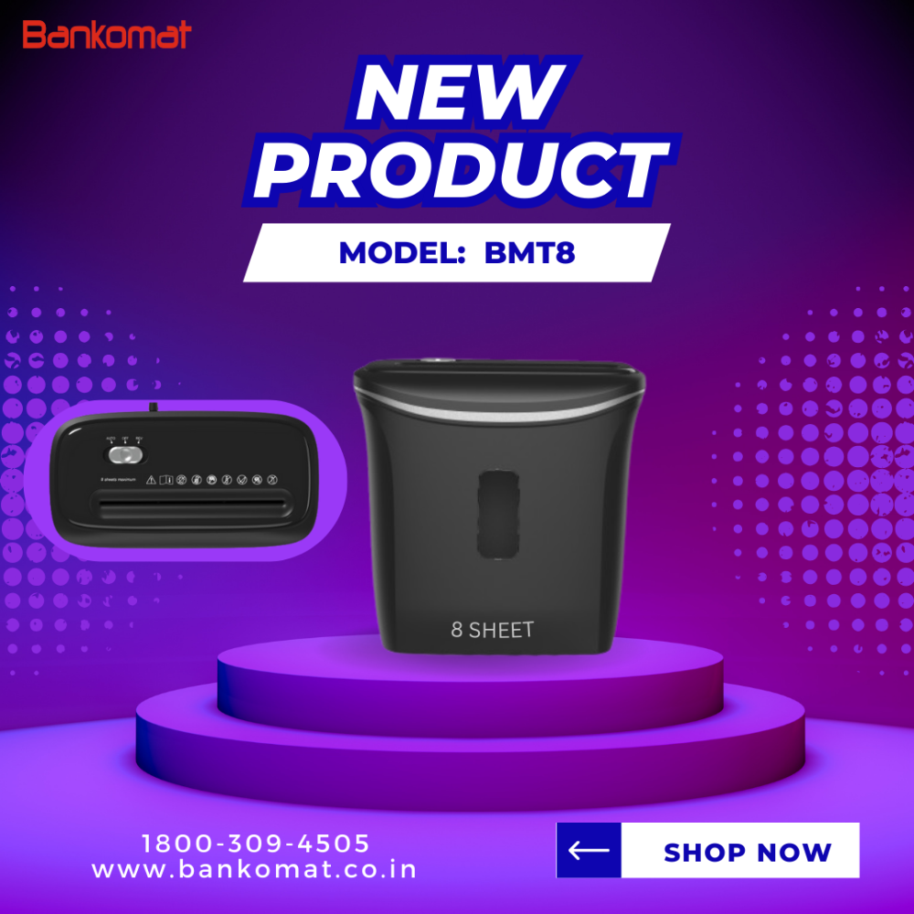 BANKOMAT PAPER SHREDDING/CUTTING MACHINE BMT-008CC