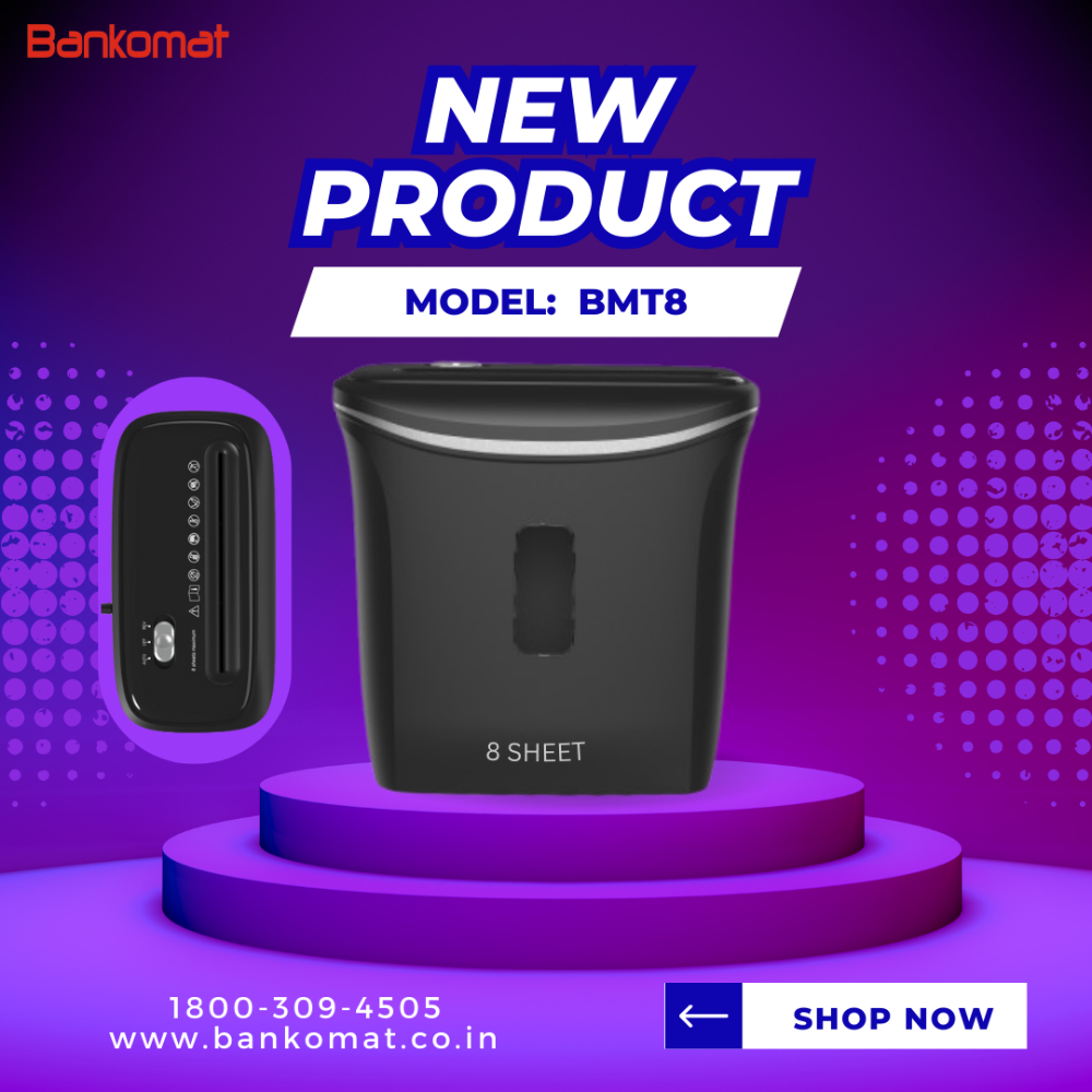 BANKOMAT PAPER SHREDDING/CUTTING MACHINE BMT-008CC