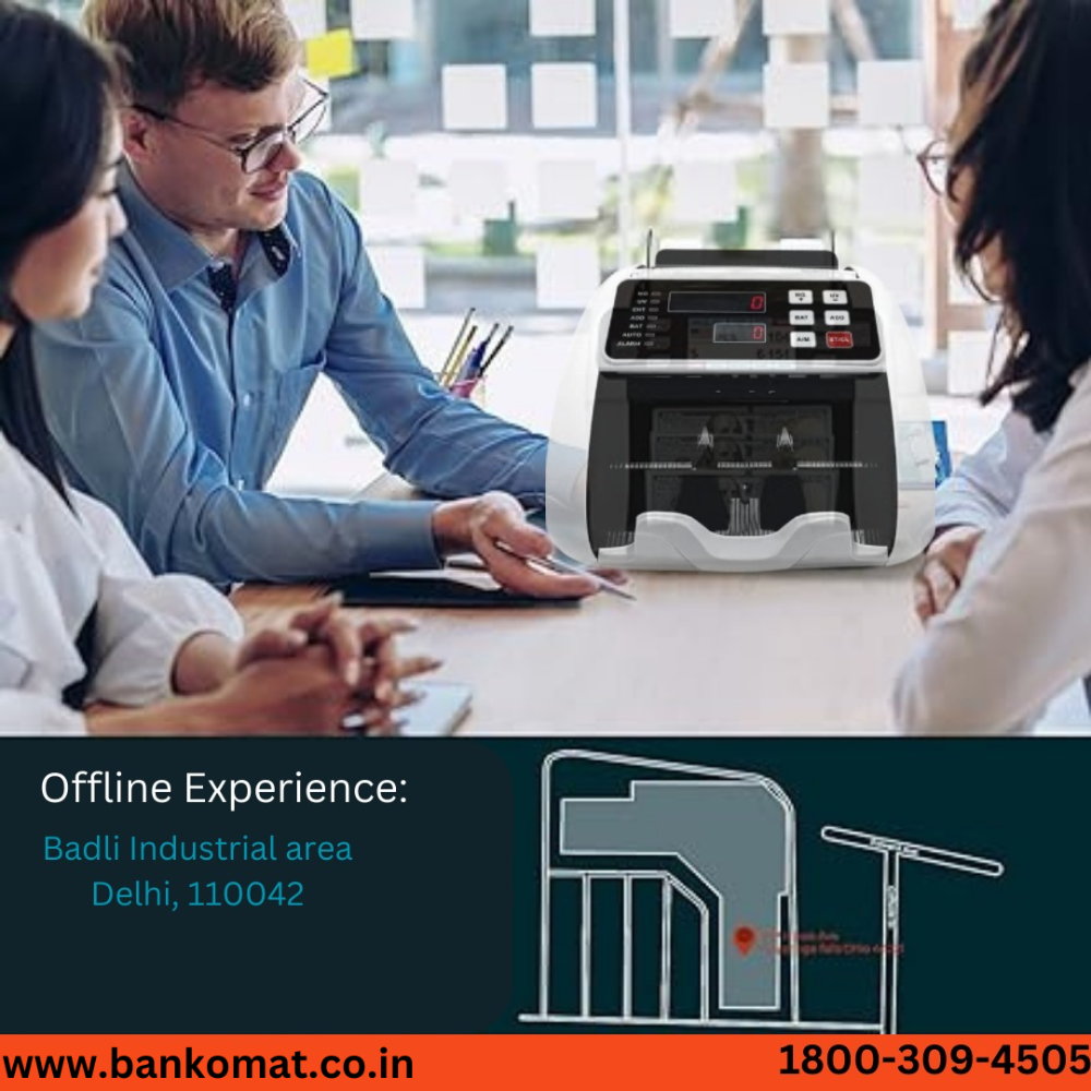 BANKOMAT Money/Currency/Cash/Bill Machine with Fake Note Detection, Batch Mode & Fast Countertop Currency Detector